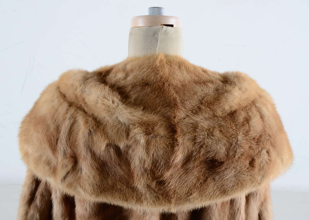 Vintage Emba, "Autumn Haze" Natural Brown Mink Fur Jacket