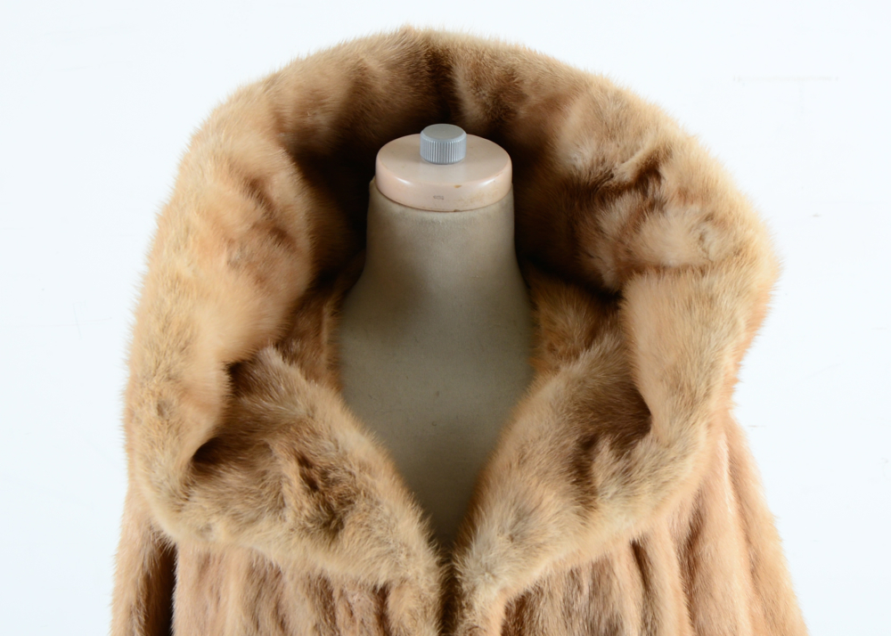 Vintage Emba, "Autumn Haze" Natural Brown Mink Fur Jacket