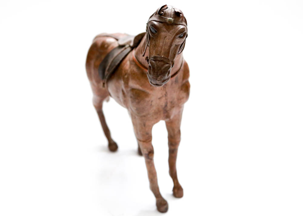 Antique Leather Horse