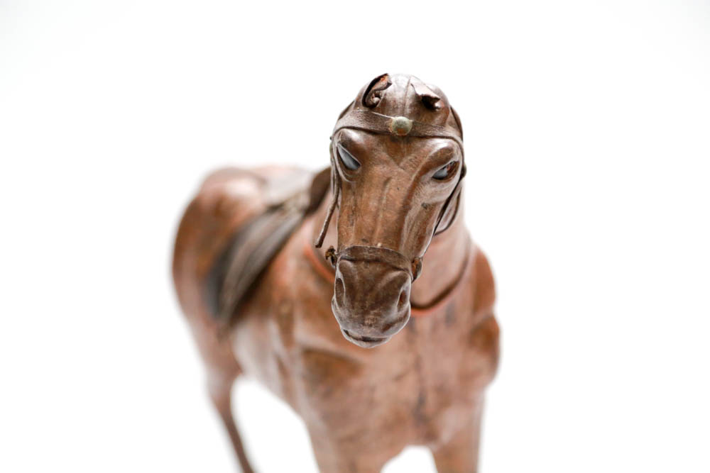 Antique Leather Horse