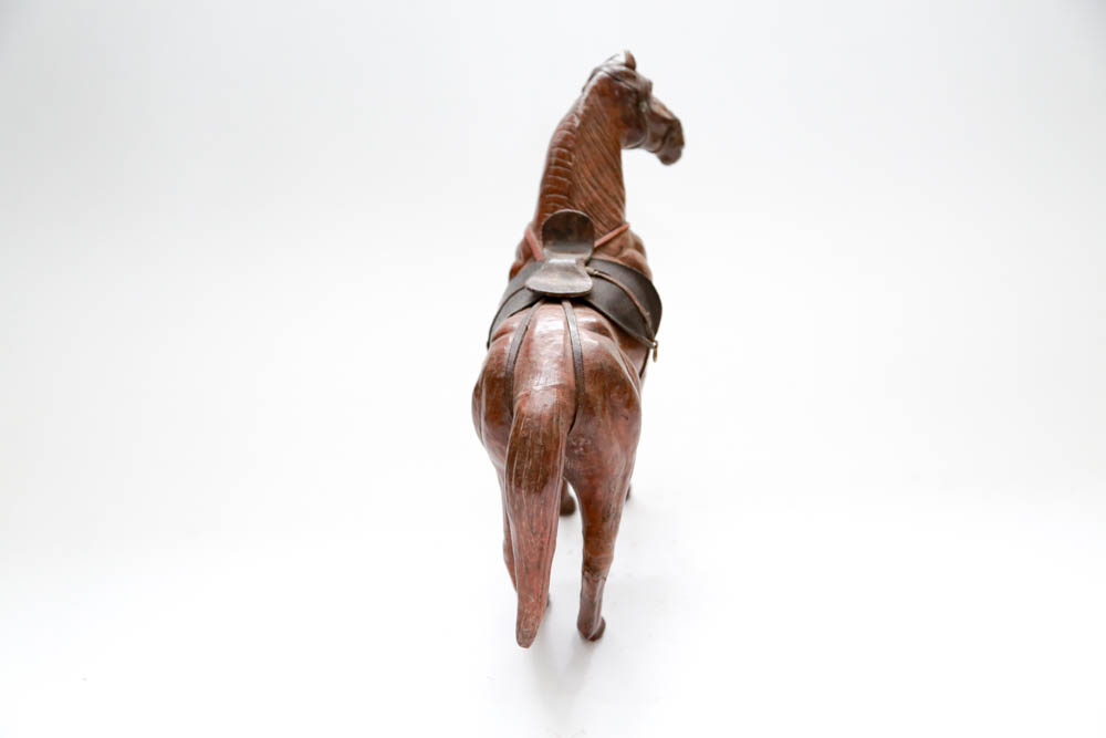 Antique Leather Horse
