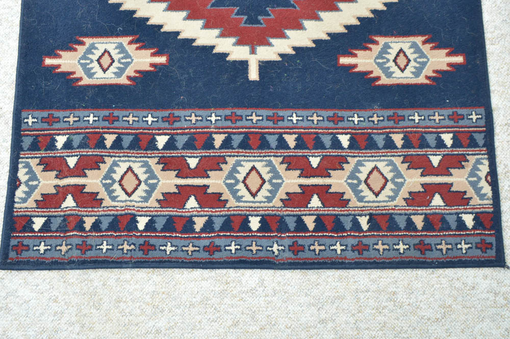 Machine Woven Southwestern Style Area Rug