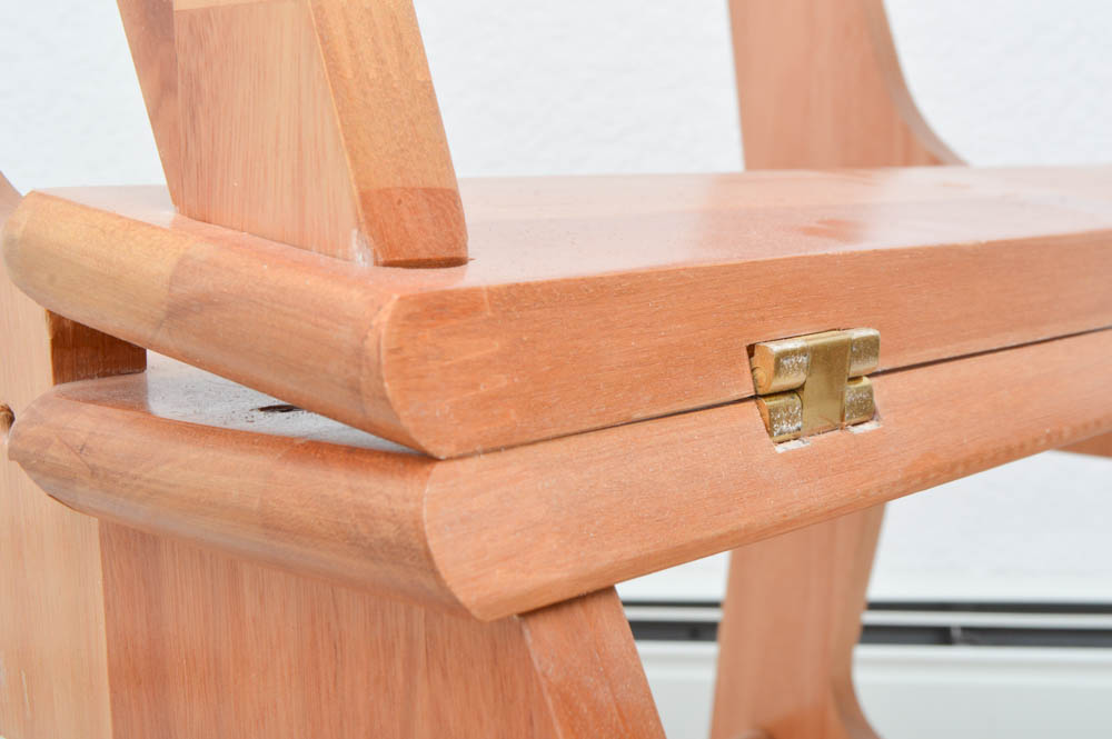 Convertible Wood Step Ladder