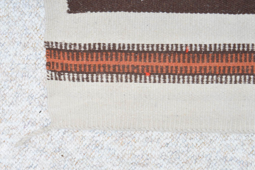 Navajo Style Yei Guardian Figure Wool Accent Rug