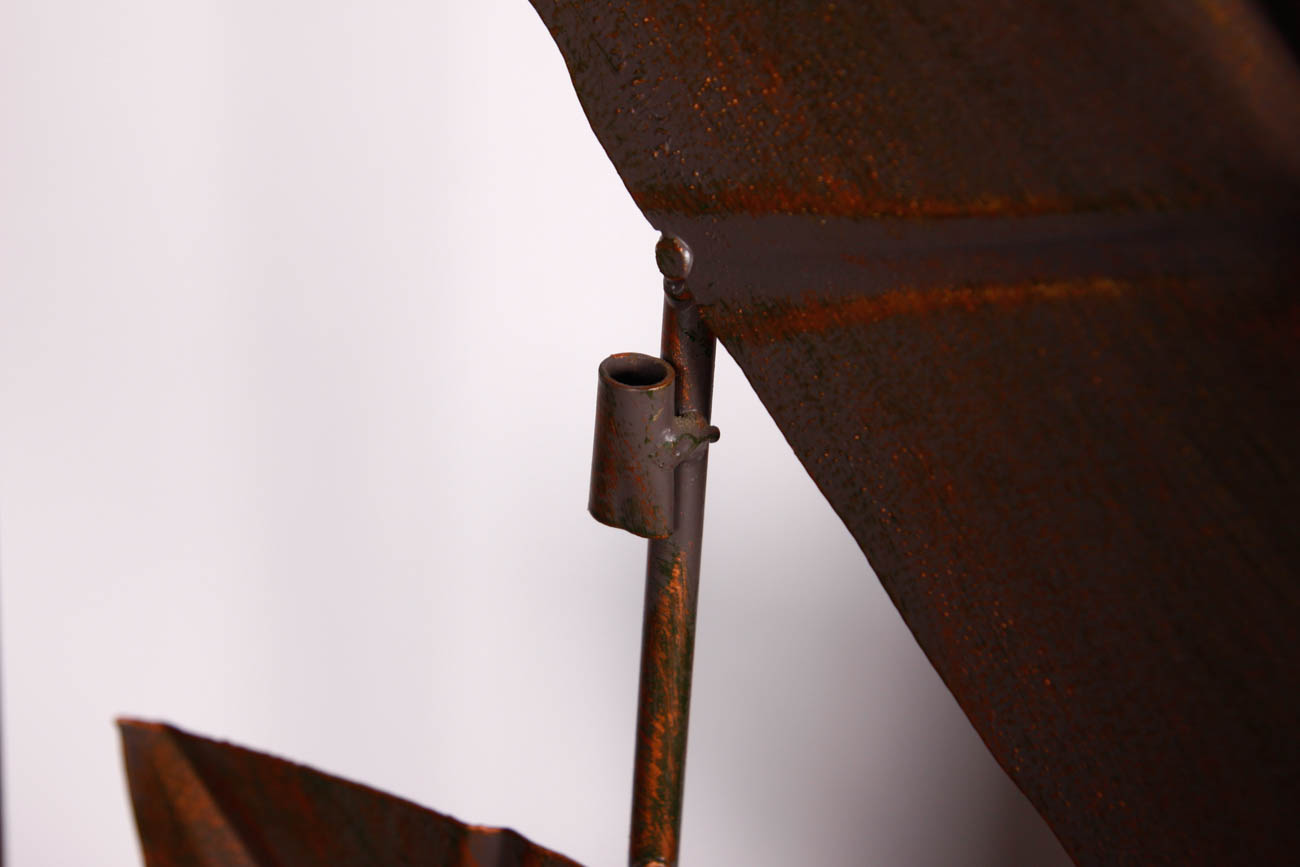 Three Panel Copper Tone Room Divider