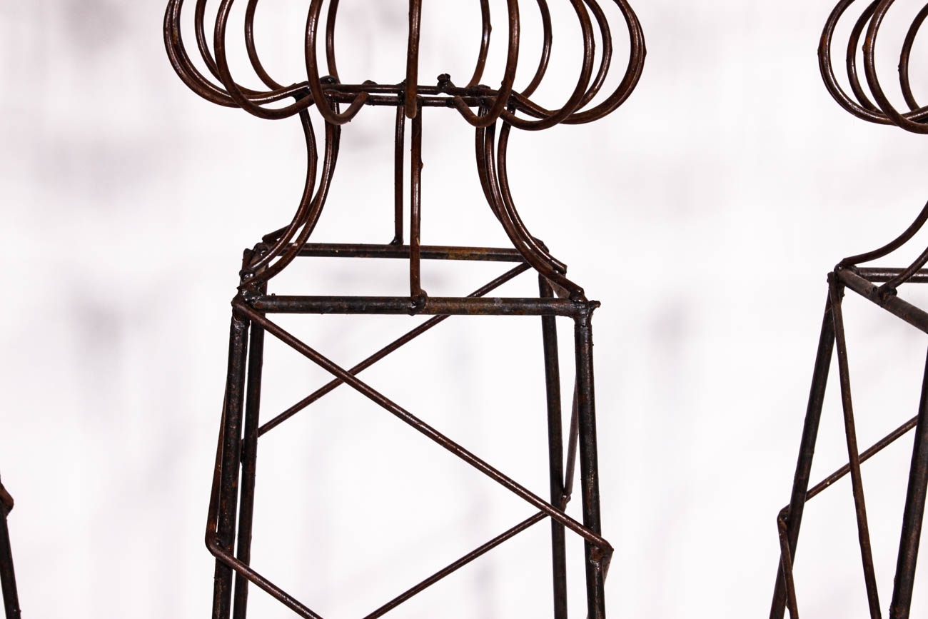 Trio of Metal Plant Stands