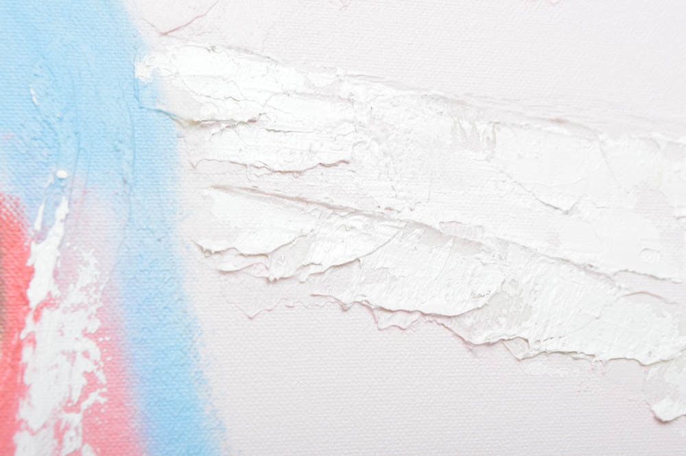 Portrait Painting of Native American Woman with Pottery