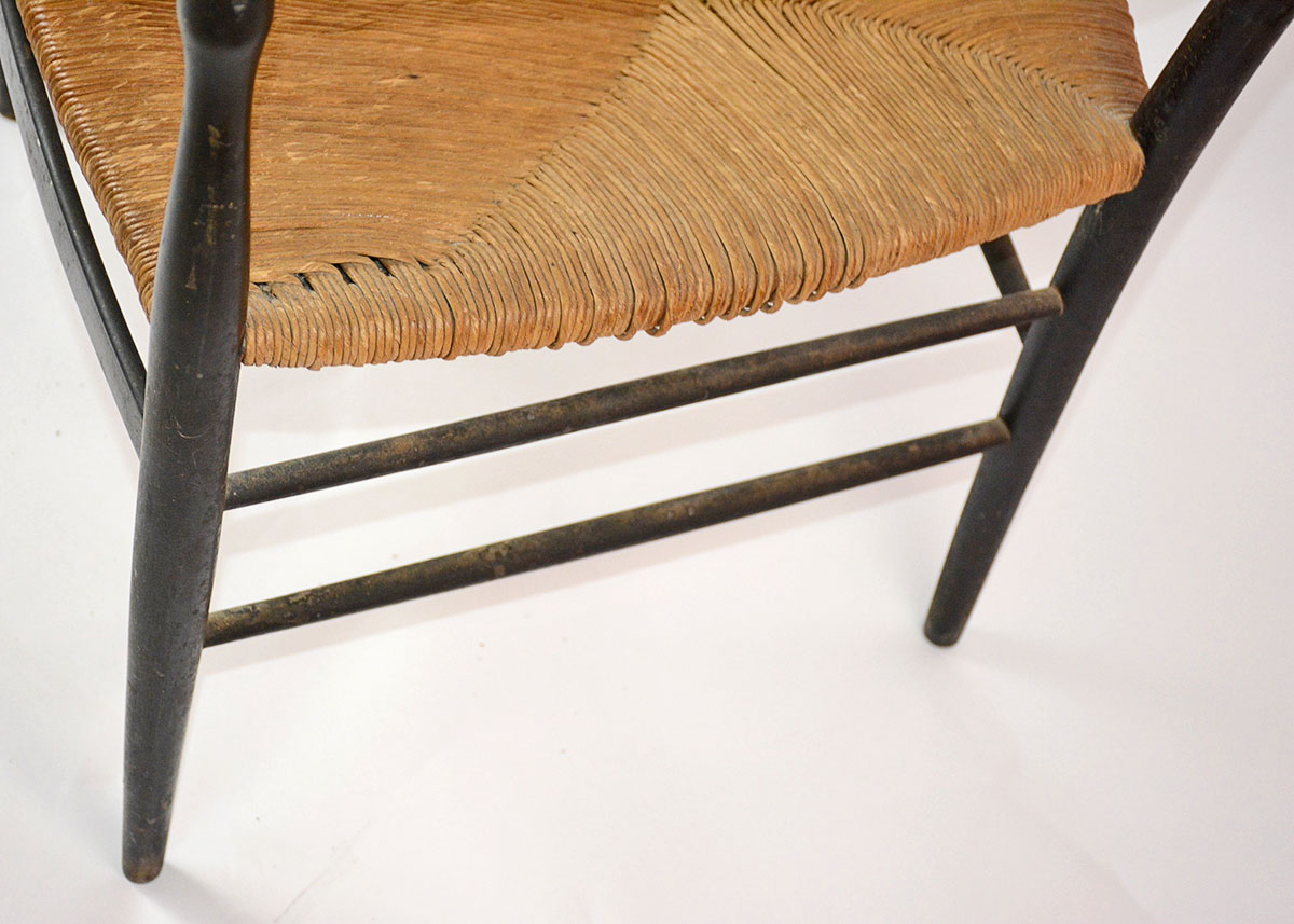 Painted Ladder Back Arm Chair