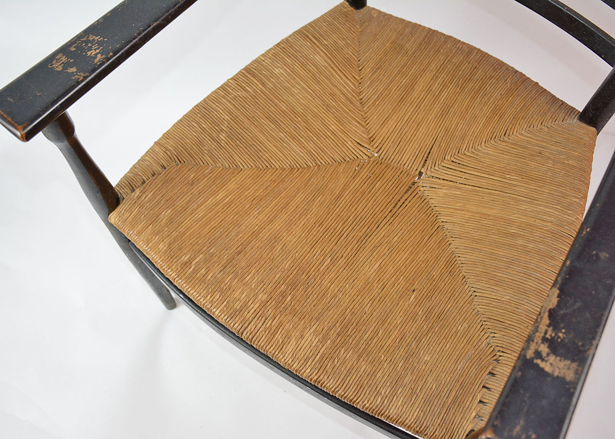 Painted Ladder Back Arm Chair