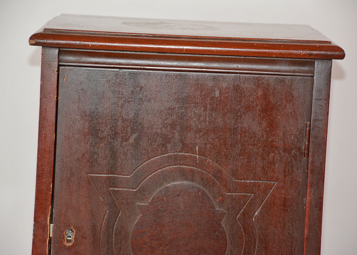 Vintage Copper Lined Walnut Humidor