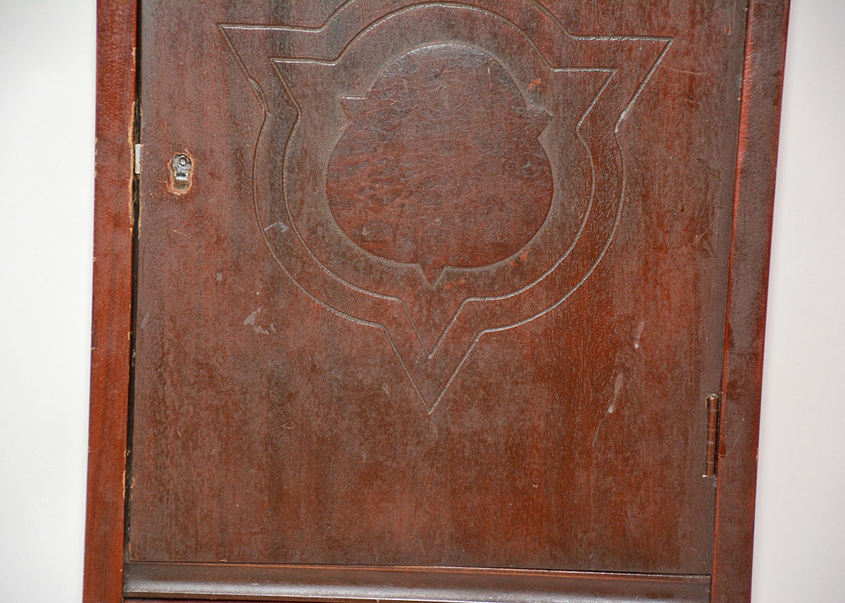 Vintage Copper Lined Walnut Humidor