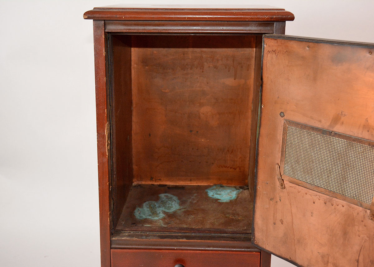 Vintage Copper Lined Walnut Humidor
