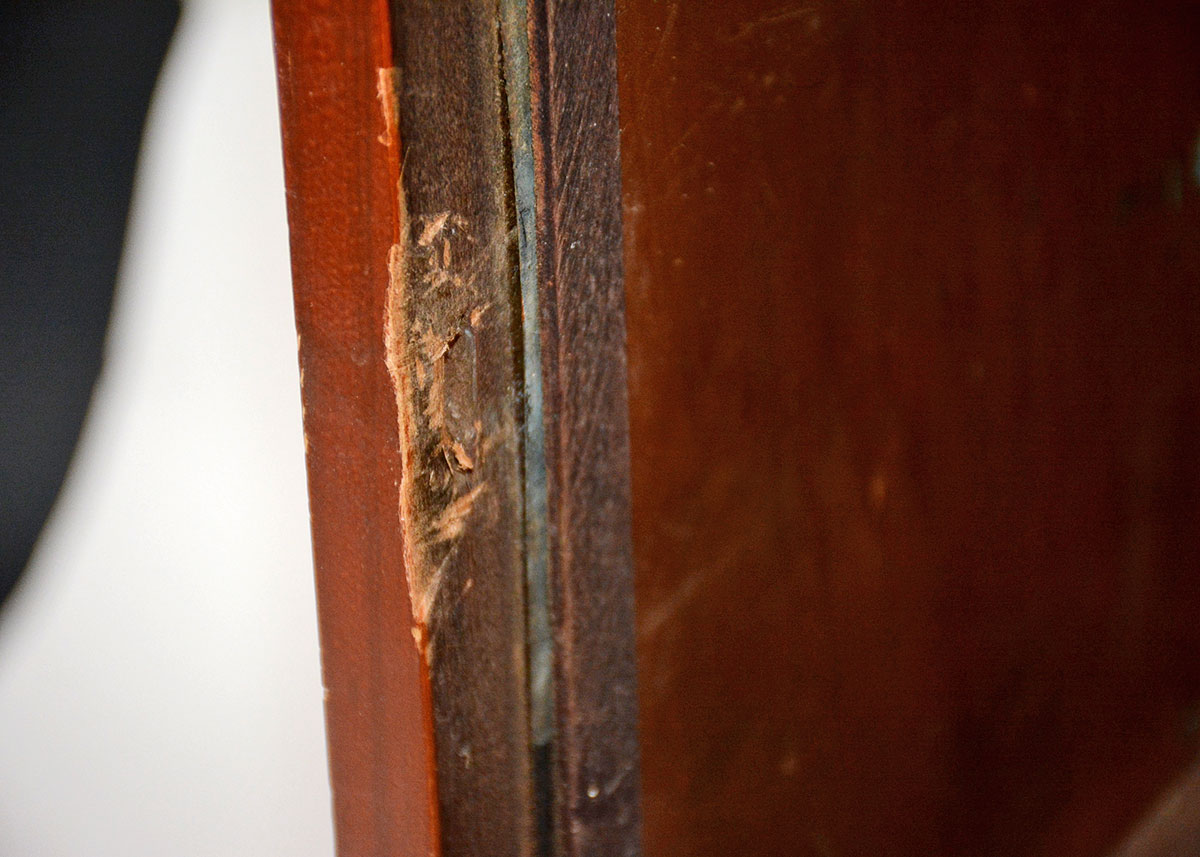 Vintage Copper Lined Walnut Humidor
