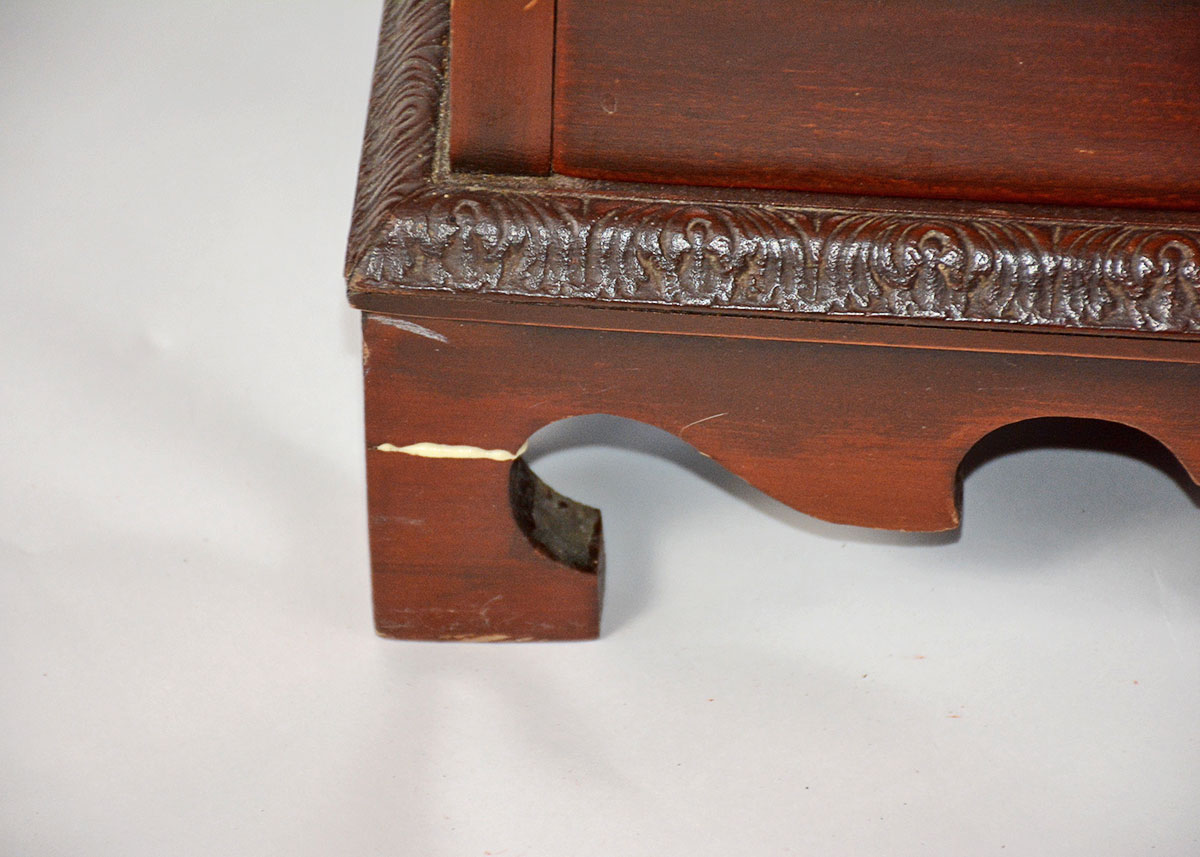 Vintage Copper Lined Walnut Humidor