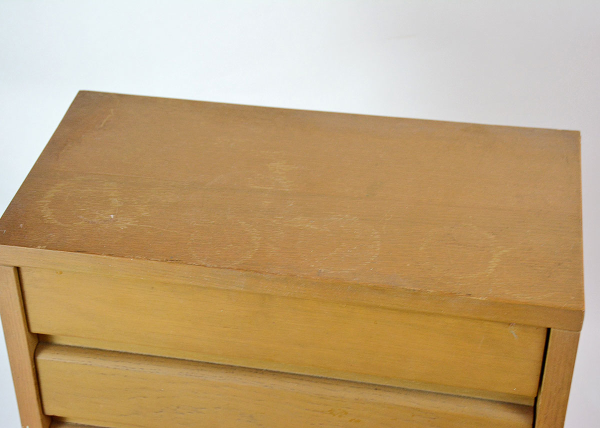 Mid Century Style Maple Night Stand