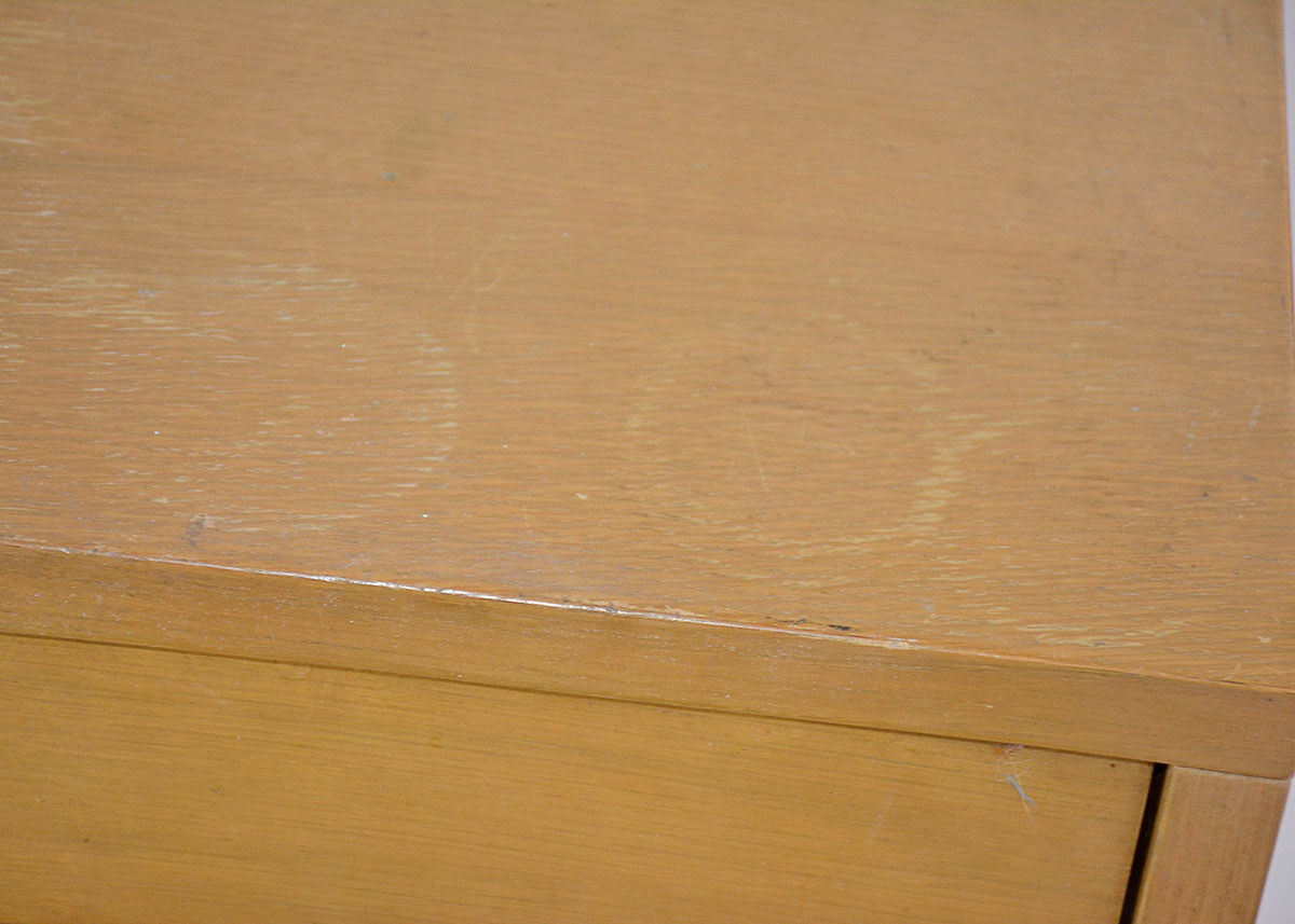 Mid Century Style Maple Night Stand