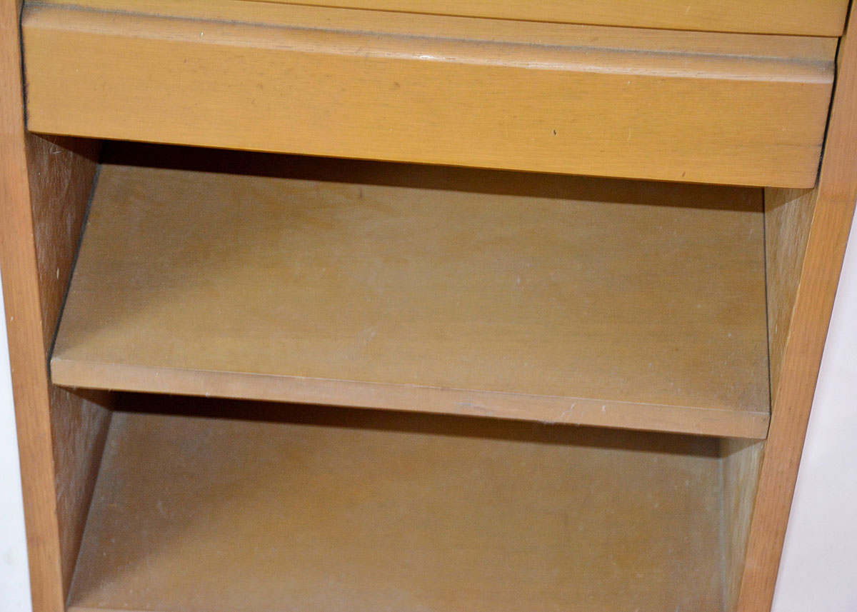 Mid Century Style Maple Night Stand