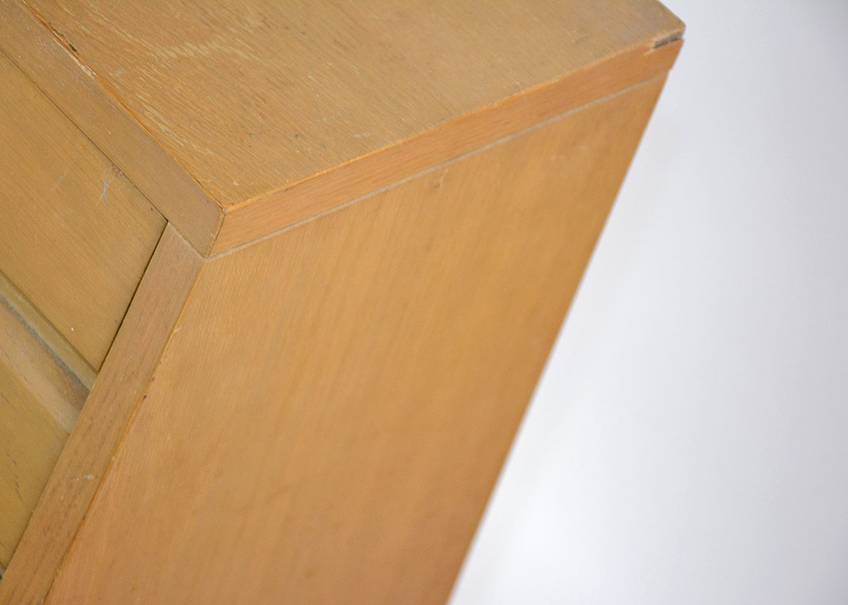 Mid Century Style Maple Night Stand