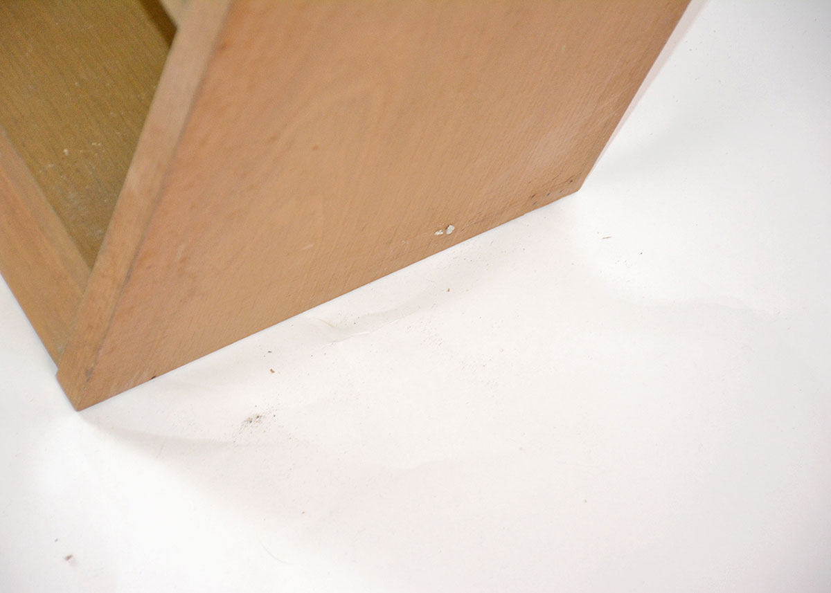 Mid Century Style Maple Night Stand