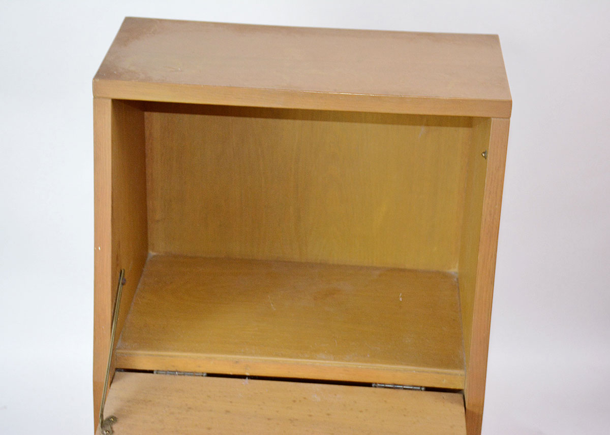 Mid Century Style Maple Night Stand