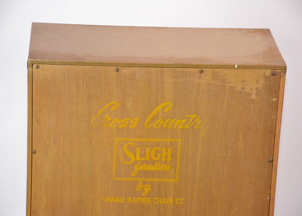 Mid Century Style Maple Night Stand