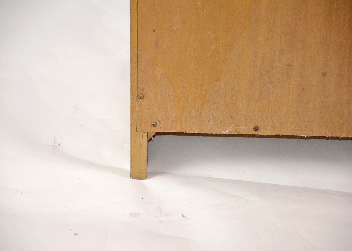 Mid Century Style Maple Night Stand