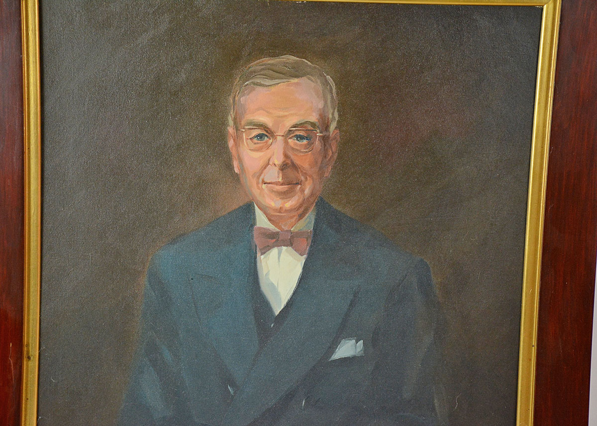Framed Portrait of Judge Lafon Allen