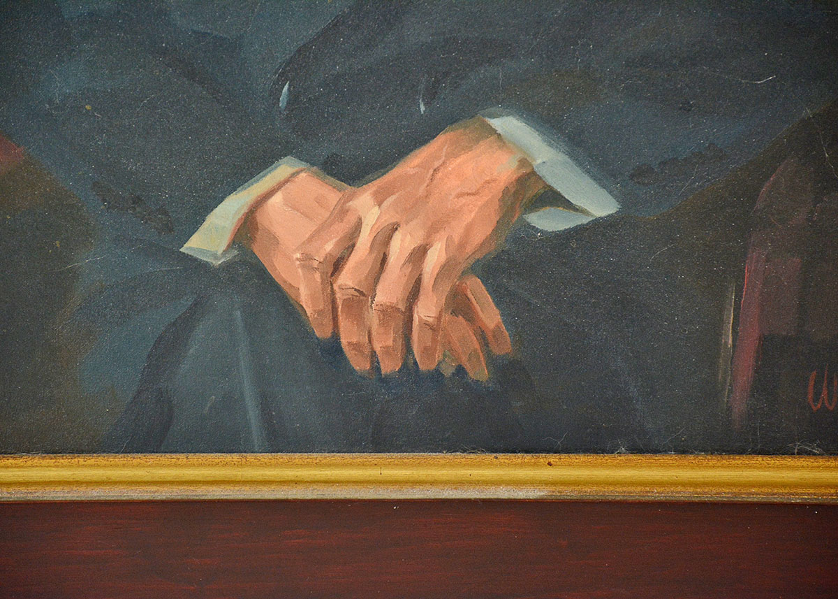 Framed Portrait of Judge Lafon Allen