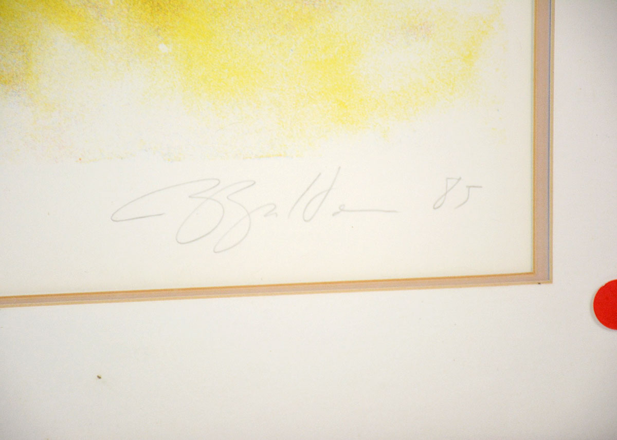 Framed and Signed Equestrian Serigraph of "Couleurs"