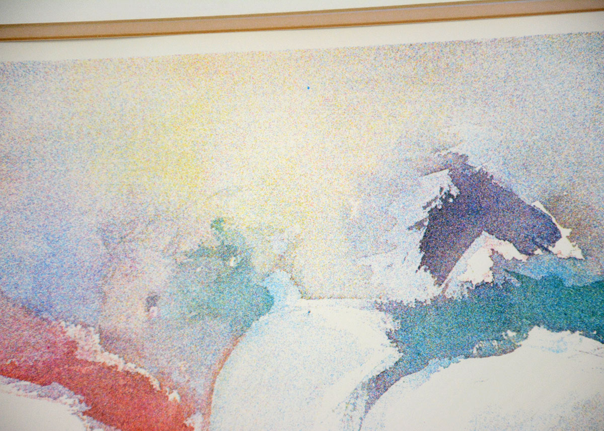 Framed and Signed Equestrian Serigraph of "Couleurs"