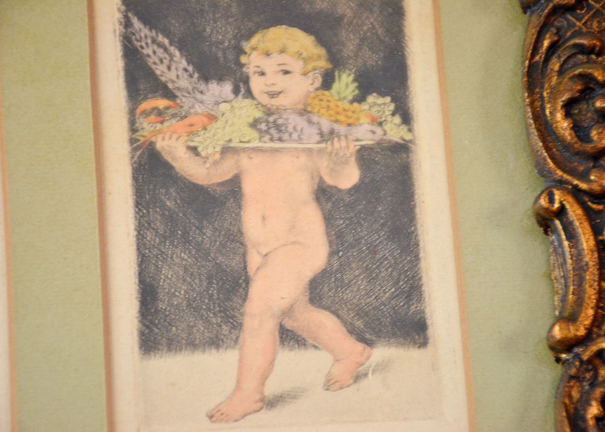 Framed Signed Etching Duo