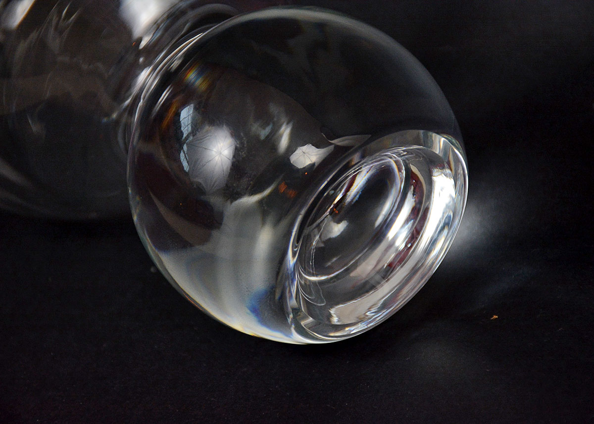Crystal Lenox Bowl, Dolphin with Studio Nova Vase