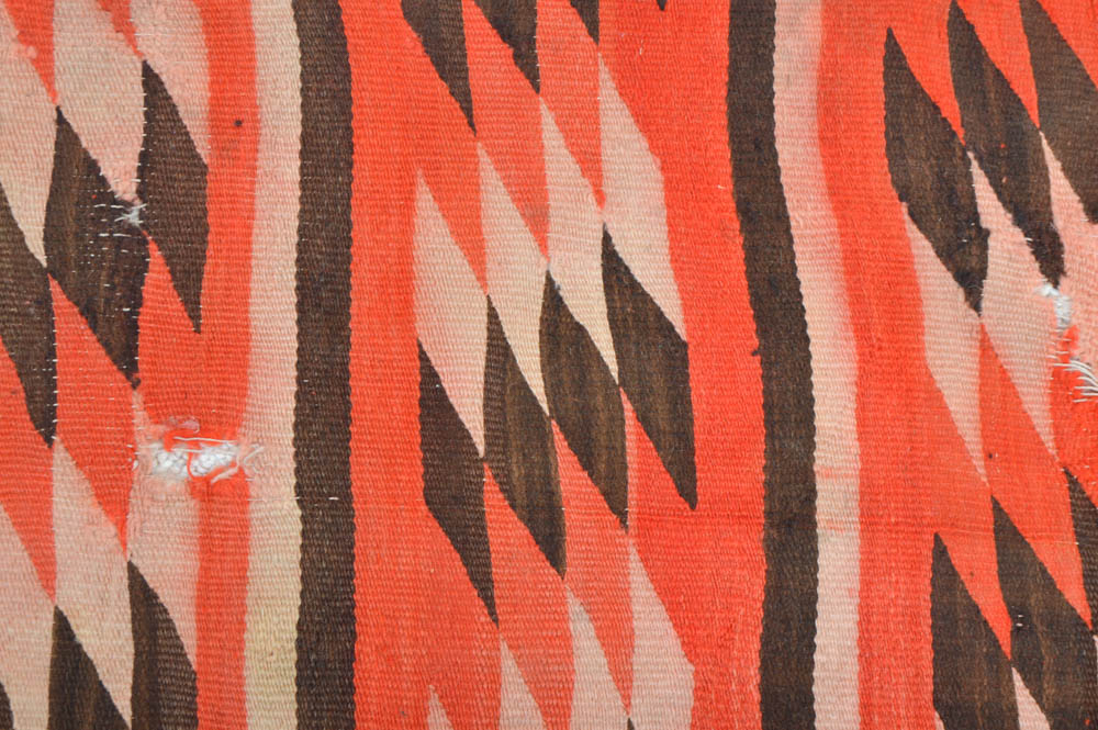 Vintage Native American Style Rug and Blanket