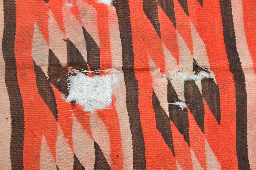 Vintage Native American Style Rug and Blanket