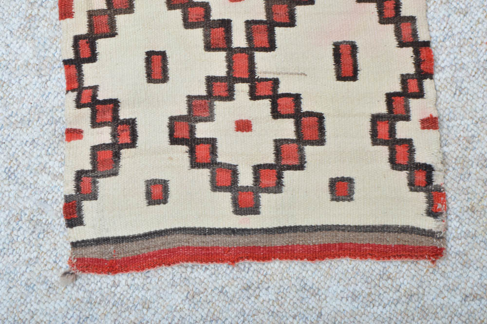 Vintage Native American Style Rug and Blanket