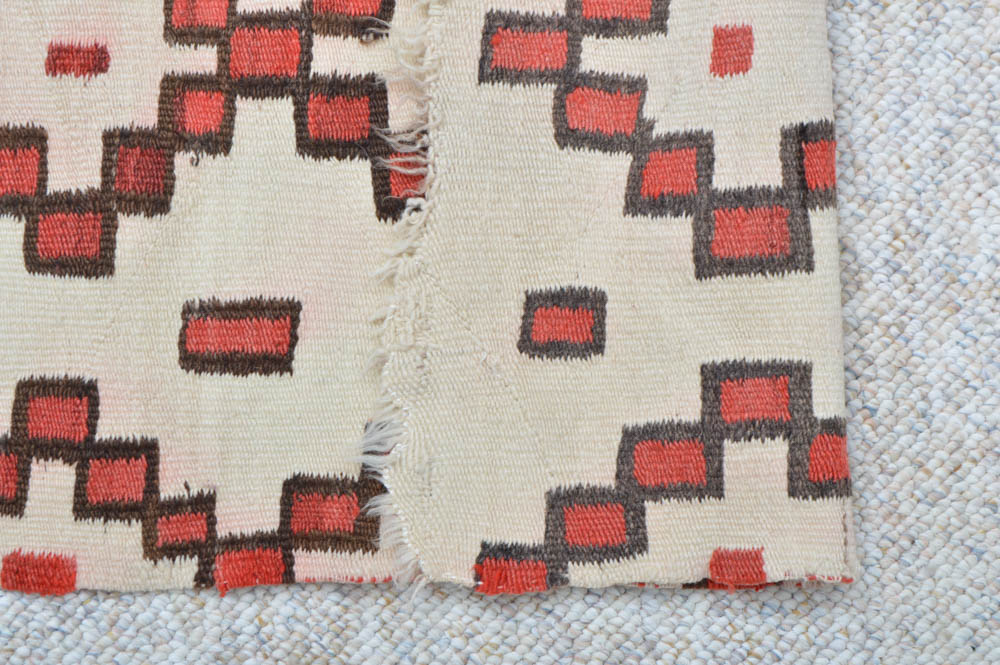 Vintage Native American Style Rug and Blanket