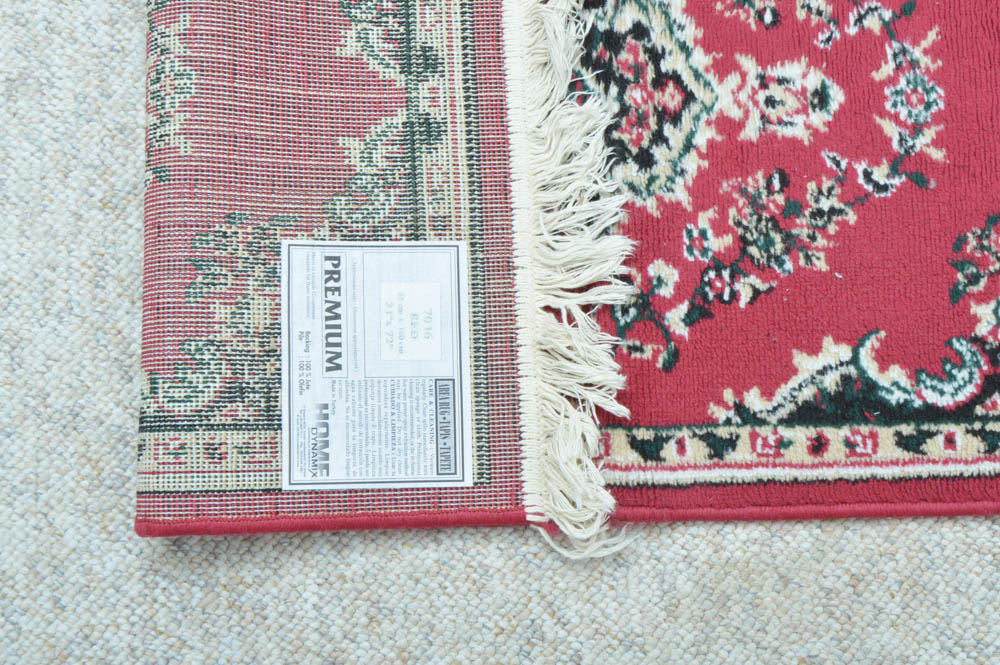 Machine Made Floral Carpet Runner