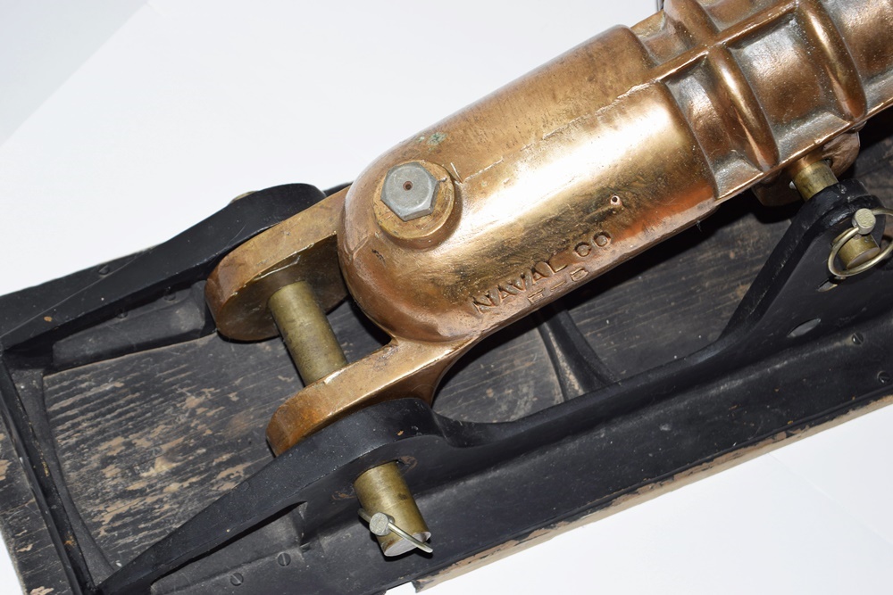 Rare Bronze Naval Co. F-B Line Throwing Cannon