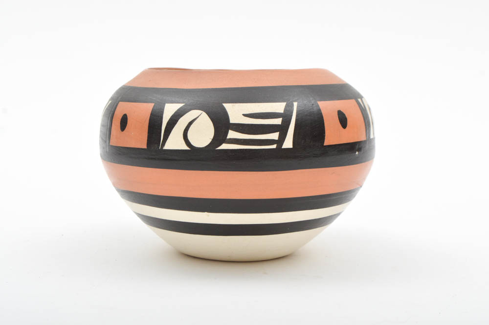 Signed and Numbered Betty Selby Desert Pueblo Pottery Vessel