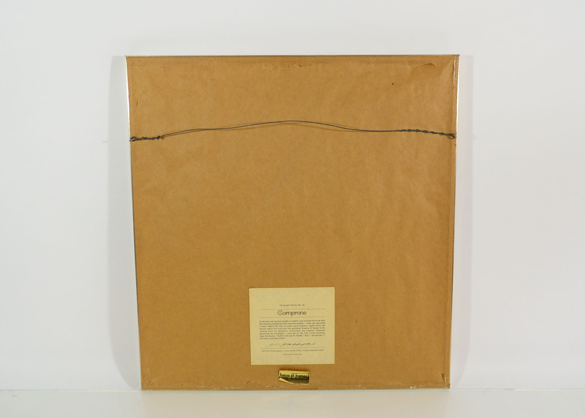 "Cornprone" Signed Serigraph by Charley Harper