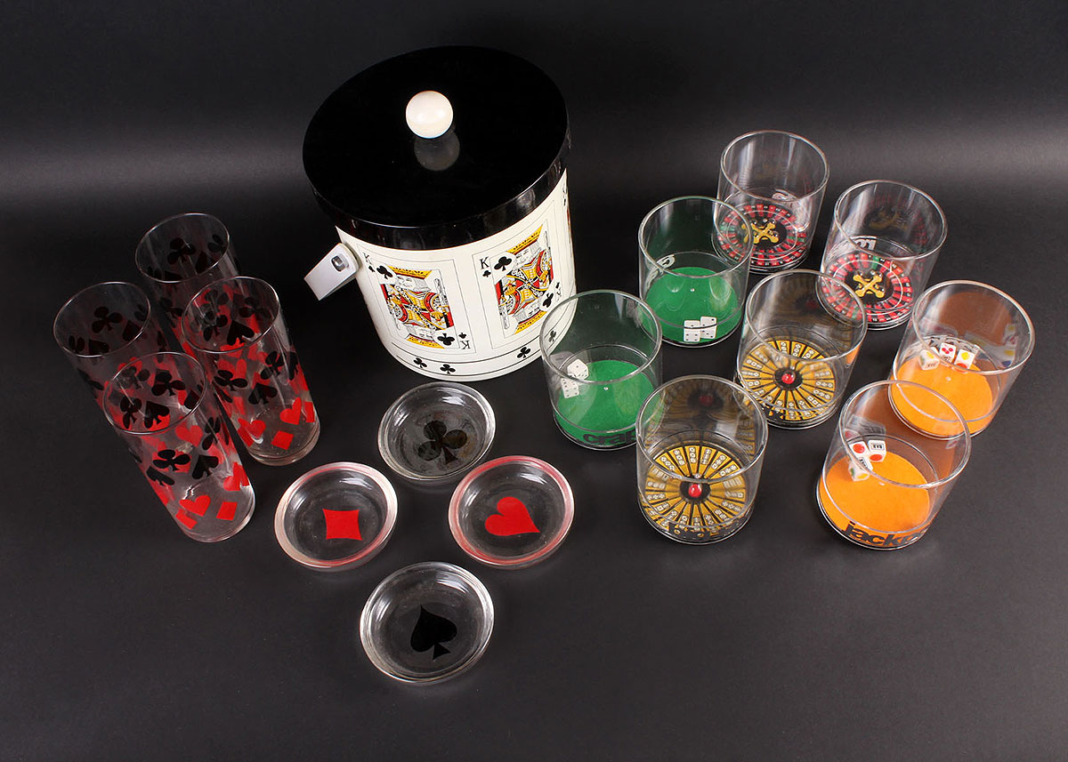 Casino Themed Bar Ware