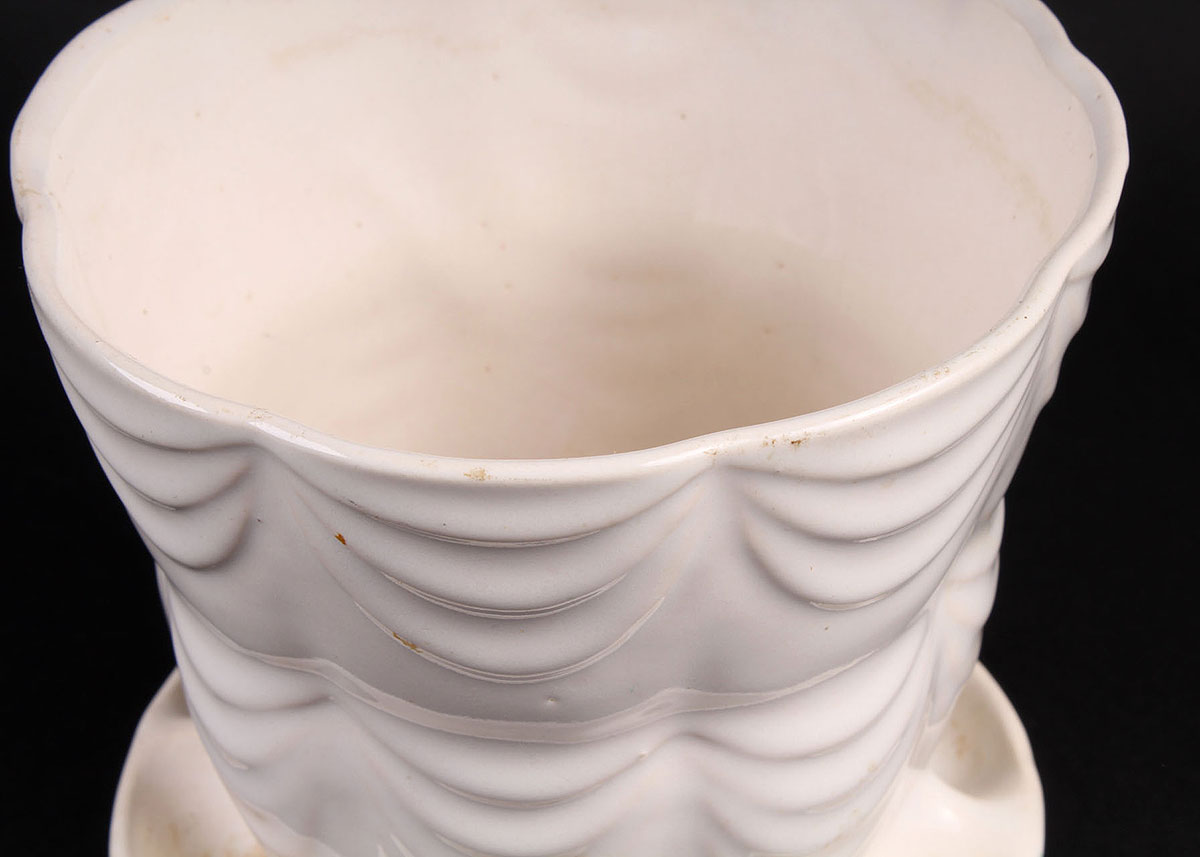 Two White McCoy Planters