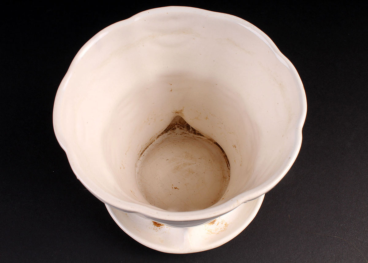 Two White McCoy Planters