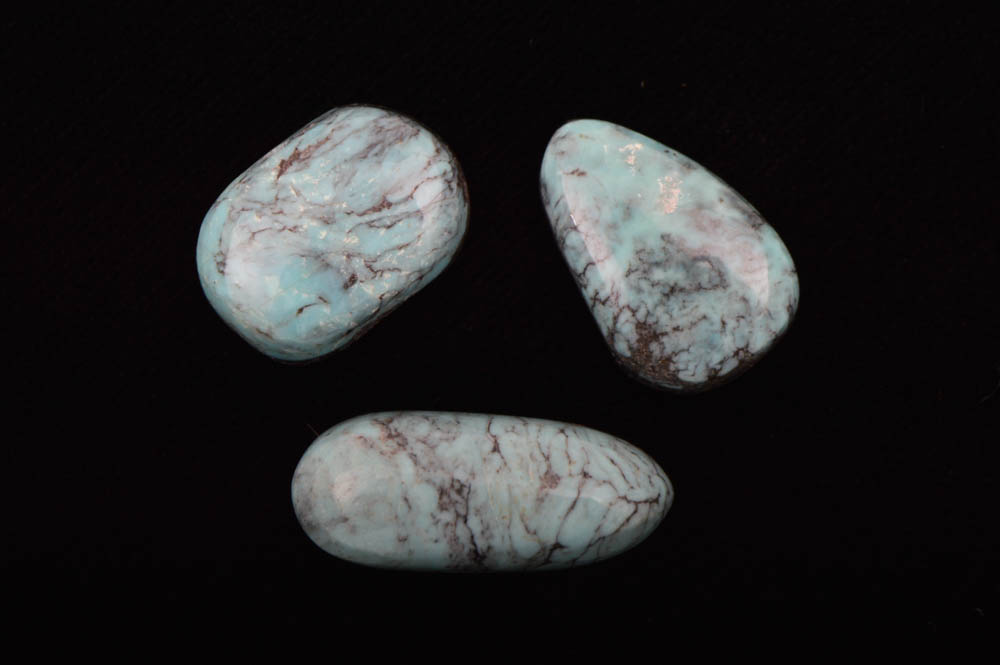 Nine Loose Turquoise Cabachons