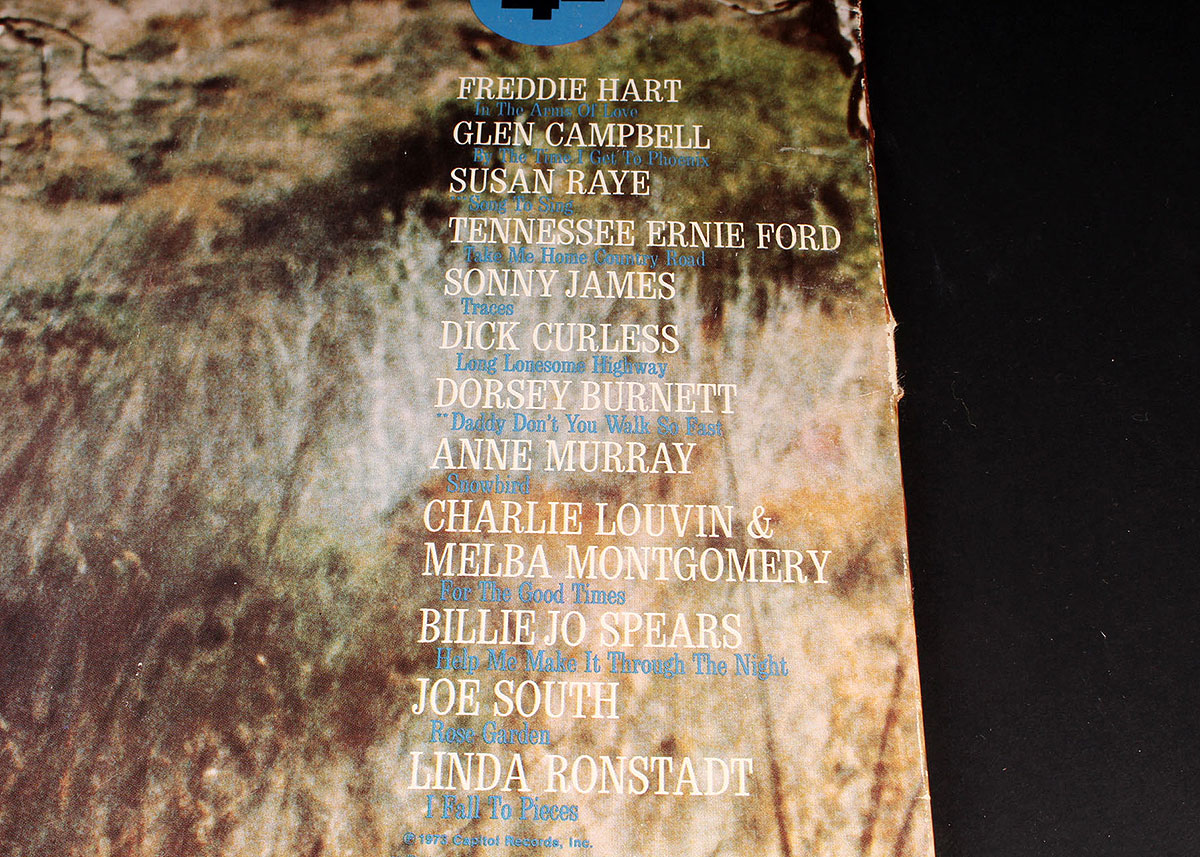 Country Music Vinyl LPs Featuring Willie Nelson