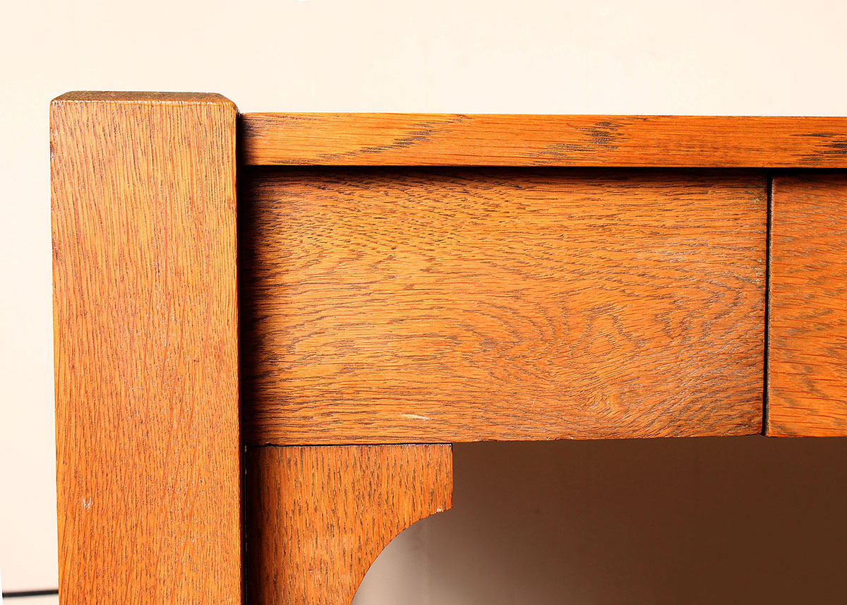 Oak Mission Style Desk