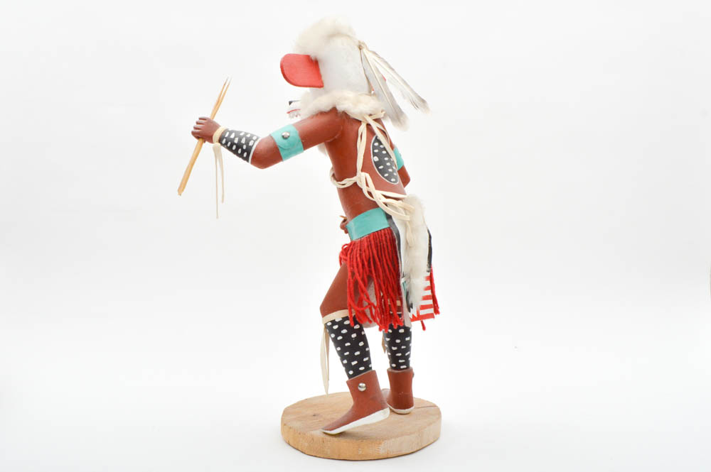 Large White Bear Kachina Doll