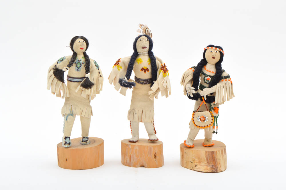 Set of Native American Dolls