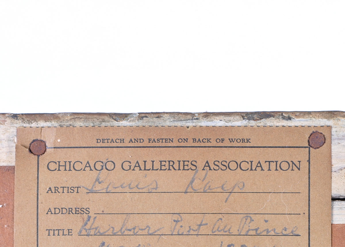 Louis J. Kaep Framed Watercolor Painting