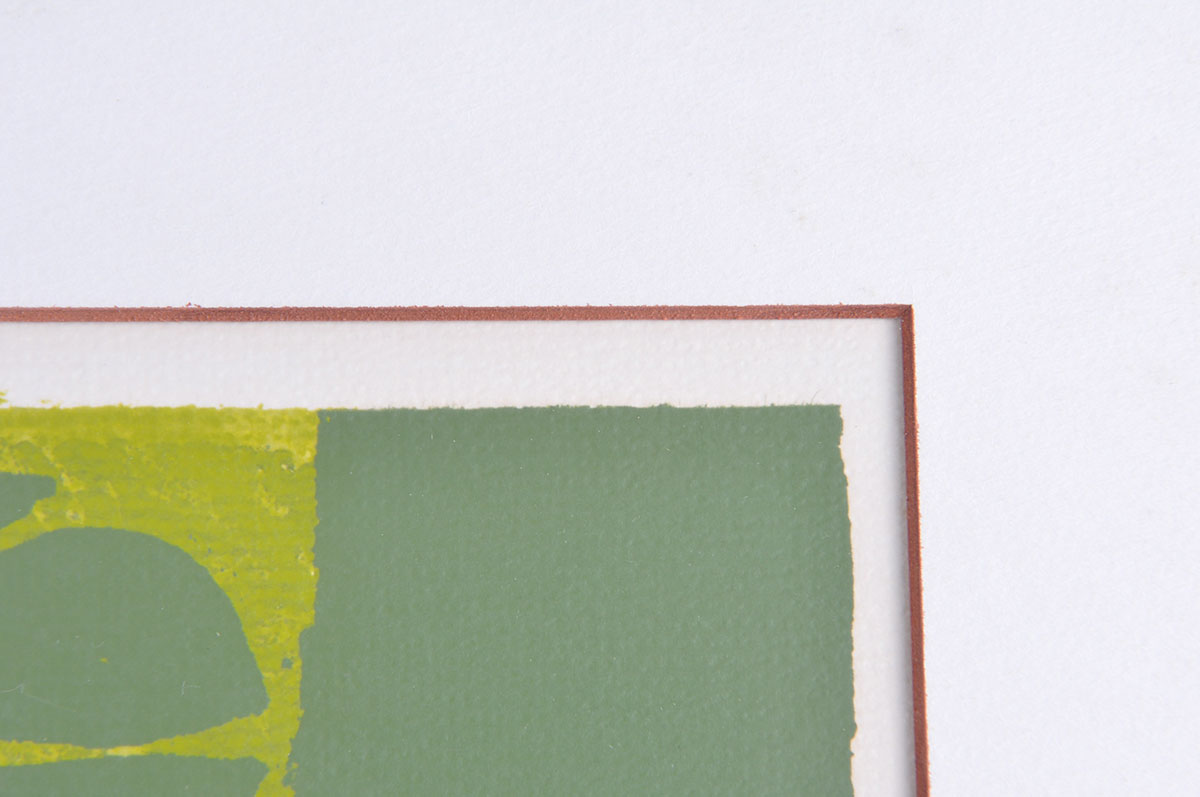 Framed David Weidman Silkscreen "Dummy Cat"